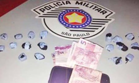 Menor de 13 anos é apreendido pela PM por tráfico de drogas em Lorena