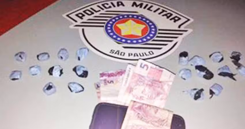 Menor de 13 anos é apreendido pela PM por tráfico de drogas em Lorena