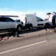 Engavetamento na Via Dutra nesta terça-feira (26/01) em Jacareí