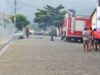 Carro pega fogo na Vila Batista nesta sexta (01/01)