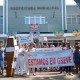8 dias de greve e funcionários da Santa Casa de Cruzeiro protestam em frente a Prefeitura