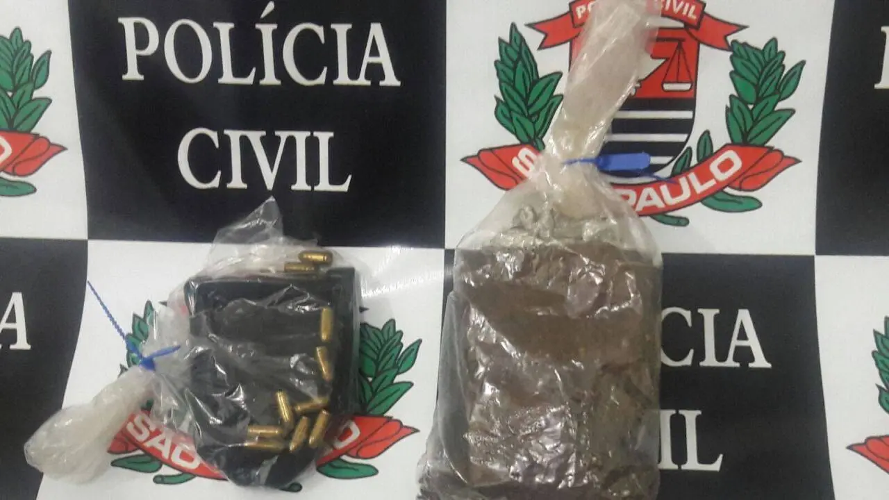 Polícia Civil apreende simulacros de metralhadoras e fuzis em Guaratinguetá