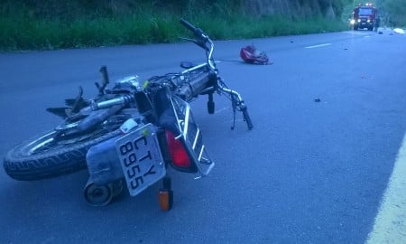 Ladrão morre em acidente após roubo em Cunha