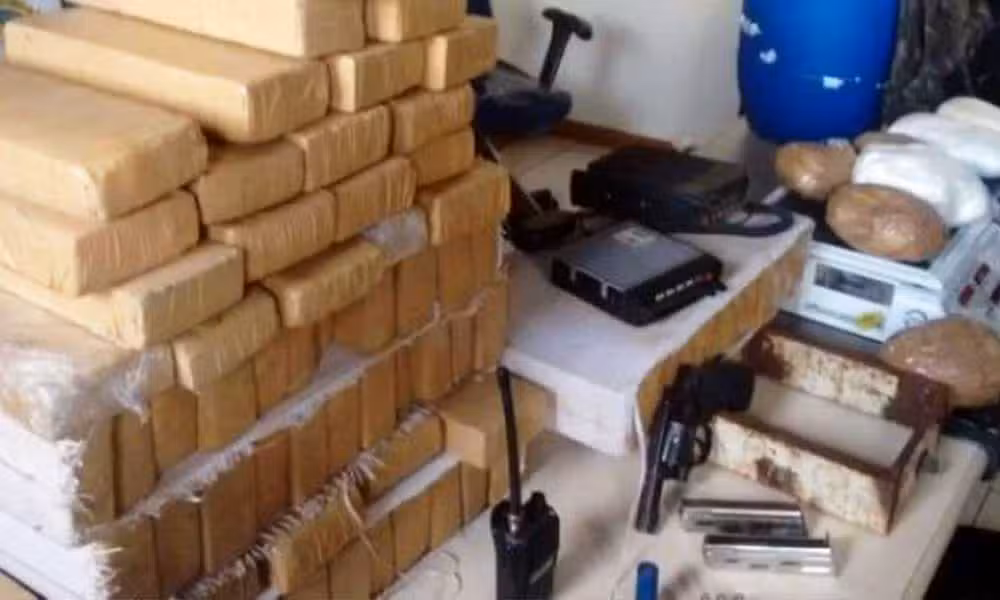 Polícia Militar de Volta Redonda/RJ apreende 70 quilos de maconha