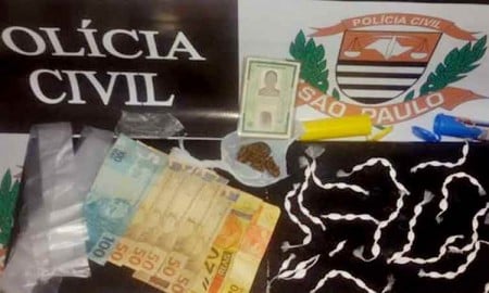 Traficante de 19 anos é preso pela DISE de Cruzeiro