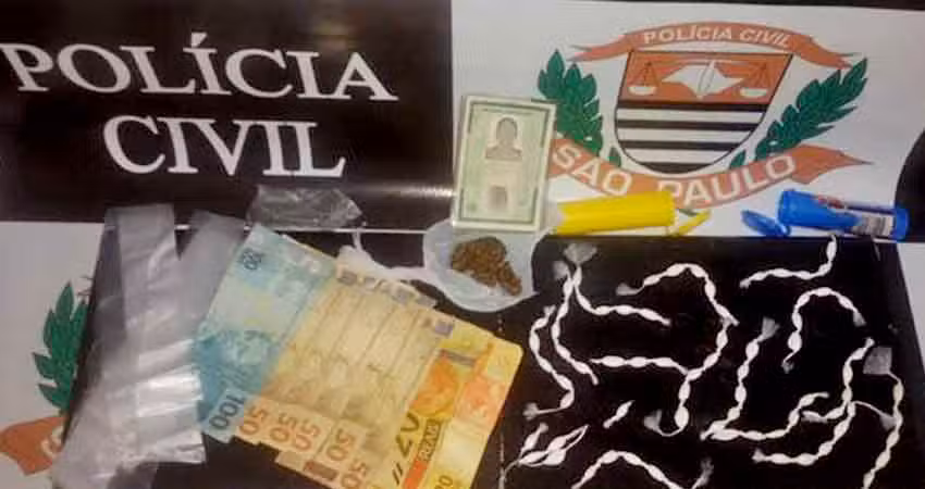 Traficante de 19 anos é preso pela DISE de Cruzeiro