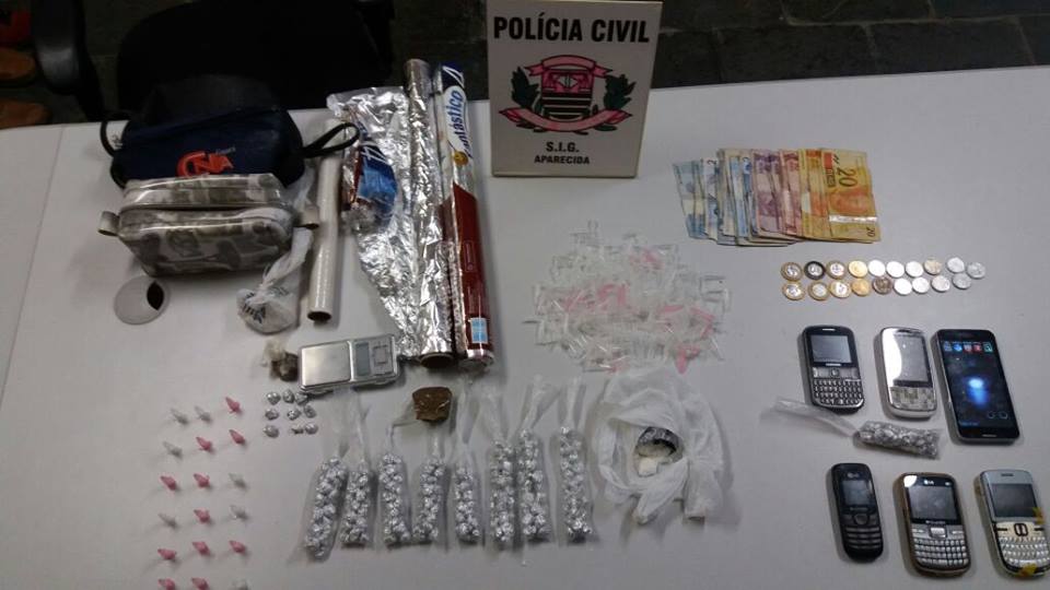 Homem é preso em Aparecida por tráfico de drogas