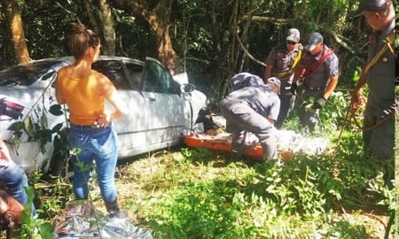 Após cair em ribanceira de 600 metros, homem morre em acidente em Cunha