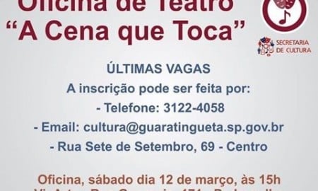 Cruzeiro terá dois dias de teatro infantil gratuito na Praça da Rua 7