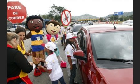 Alunos do Programa Caminhos para a Cidadania participam de ação ‘Vou de Cinto’, em Lavrinhas