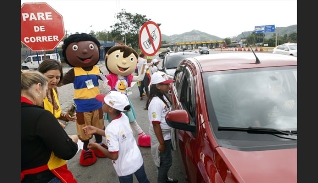 Alunos do Programa Caminhos para a Cidadania participam de ação ‘Vou de Cinto’, em Lavrinhas