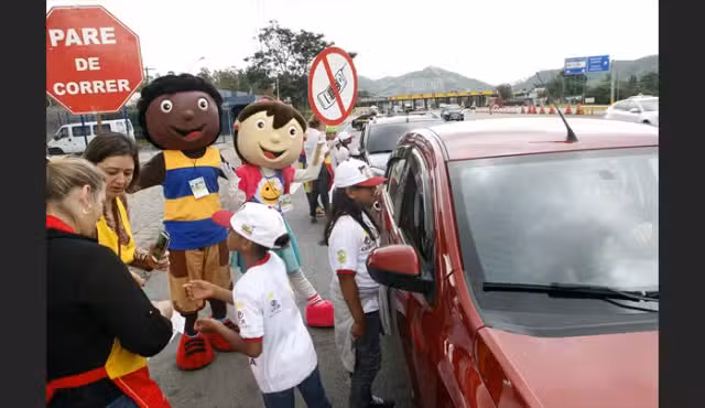 Alunos do Programa Caminhos para a Cidadania participam de ação ‘Vou de Cinto’, em Lavrinhas