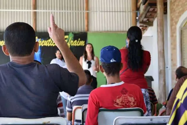 PAT de Lorena realiza palestra de orientação para internos da Comunidade Terapêutica Efraim