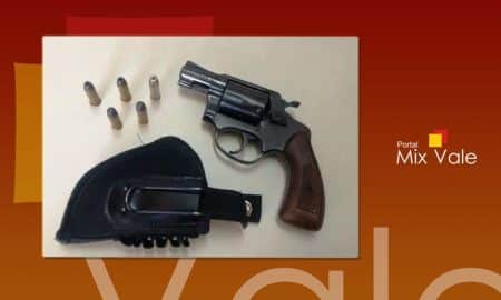 Rapaz é preso com arma pela PM em Guaratinguetá