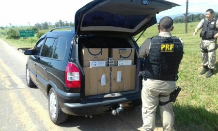 Polícia Rodoviária Federal apreende cerca de 30 mil maços de cigarros em Pinda: avaliação do material em R$ 73 mil