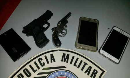 Polícia Militar de Cruzeiro prende três menores ladrões em flagrante