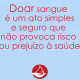 Lorena faz campanha de doação de sangue