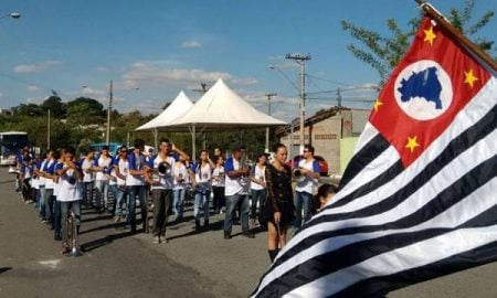 Fanfarra de Cachoeira Paulista participou do III Festival de Bandas e Fanfarras
