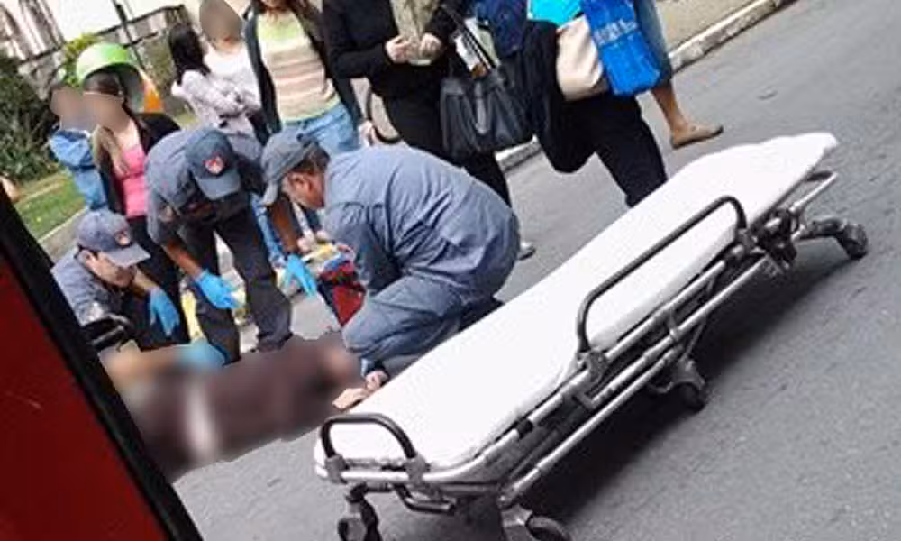 Senhora de 73 anos é atropelada em Cruzeiro