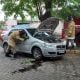 Carro capota e mulher fica ferida em Resende/RJ