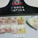 Força Tática de Cruzeiro prende traficante de 19 anos com 94 gramas de cocaína