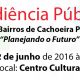 CACHOEIRA - Prefeitura realiza audiência pública sobre nova lei de bairros
