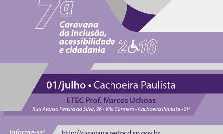 7ª Caravana da Inclusão, Acessibilidade e Cidadania é realizada em Cachoeira Paulista
