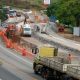 Obras de modernização de ponte em Queluz tem faixa interditada na Dutra