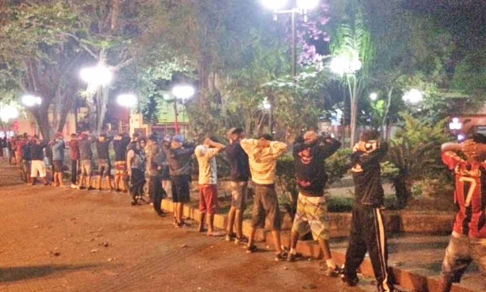 Operação Saturação realizada pela PM de Cruzeiro neste sábado