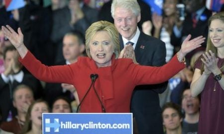 Hillary Clinton é a primeira mulher candidata à presidência do EUA