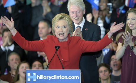 Hillary Clinton é a primeira mulher candidata à presidência do EUA