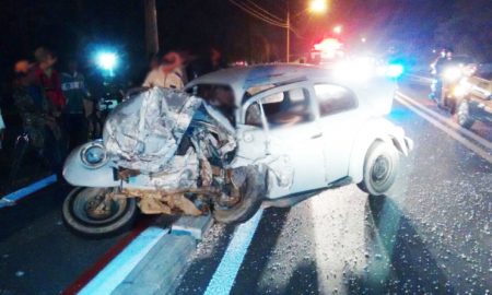 Acidente na Estrada Velha Lorena-Guará deixa dois em estado grave de saúde