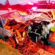 Dois carros batem de frente na estrada Cachoeira Paulista/Piquete; motorista gravemente ferido