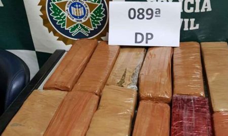 Jovem de 17 anos é apreendido após ser flagrado com 10 quilos de maconha em Resende