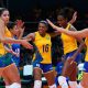 Brasil vence sem dificuldades a Argentina no vôlei feminino
