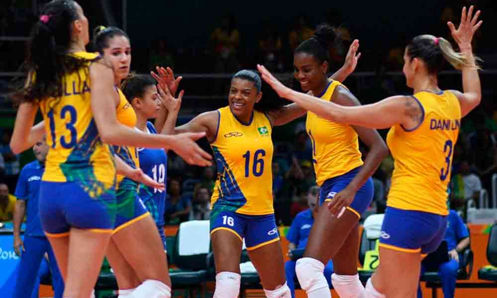 Brasil vence sem dificuldades a Argentina no vôlei feminino