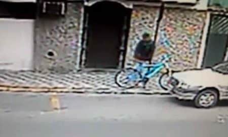 Ladrão é flagrado em furto de bicicleta na Rua 7 em Cruzeiro