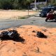 Moto esportiva fica destruída em acidente em Volta Redonda/RJ