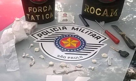 Rocam apreende dois adolescentes em Cruzeiro por tráfico de drogas e furto de moto