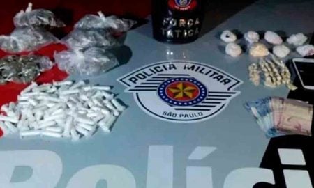 Rocam apreende dois adolescentes em Cruzeiro por tráfico de drogas e furto de moto