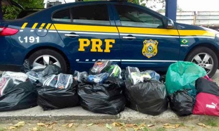 PRF apreende 820 mercadorias ilegais na vida Dutra, em Lavrinhas