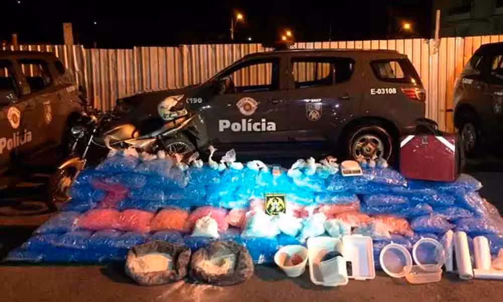 Três pessoas são presas por tráfico de drogas em São José dos Campos; no total foram apreendidos 20 quilos de cocaína