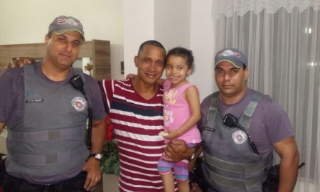 Após desaparecimento, a Rocam da PM de Cruzeiro localiza menina de 3 anos