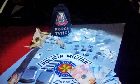 Força Tática de Cruzeiro prende traficante em flagrante com maconha, cocaína e crack no Itagaçaba