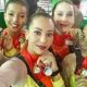 Ginástica Rítmica de Cruzeiro ganha medalha de bronze em competição em Guarujá