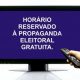 Nesta quinta-feira se encerra o horário eleitoral gratuito mediante a lei