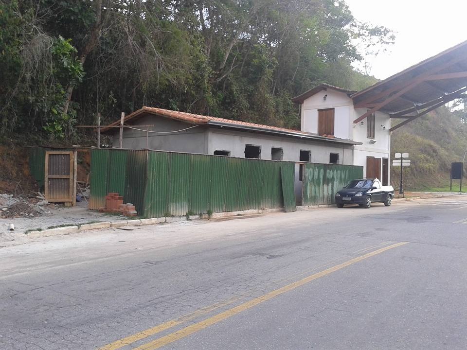 São José do Barreiro realiza obras de revitalização no portal da cidade e da base da Polícia Militar