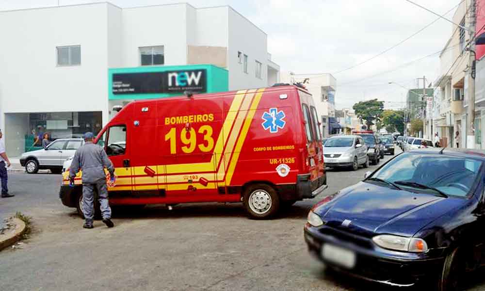 Atropelamento no centro de Cruzeiro nesta segunda-feira (10/10)