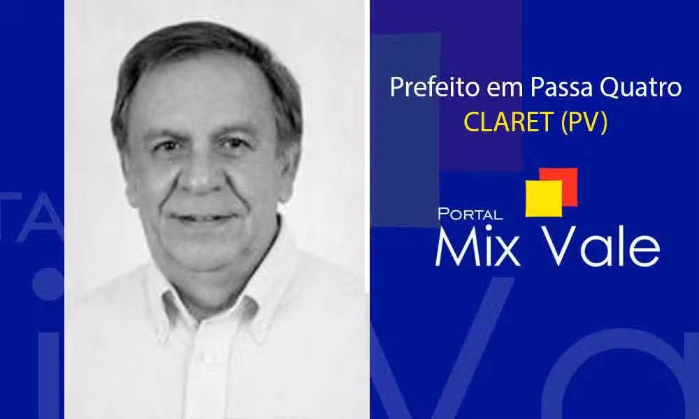 Claret (PV) é o novo prefeito de Passa Quatro (MG) com 60,74% dos votos válidos - 5.689