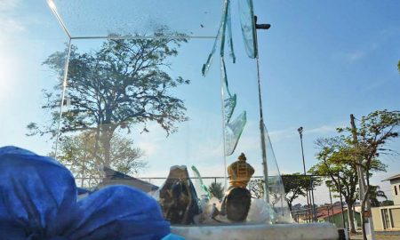 Imagem de Nossa Senhora Aparecida é quebrada em Cachoeira Paulista e população se revolta